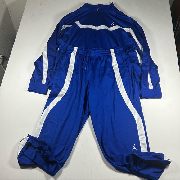 Vintage Y2k Jordan Dri-Fit Tracksuit Full-Zip Hoodie And Joggers 3xl XL RARE